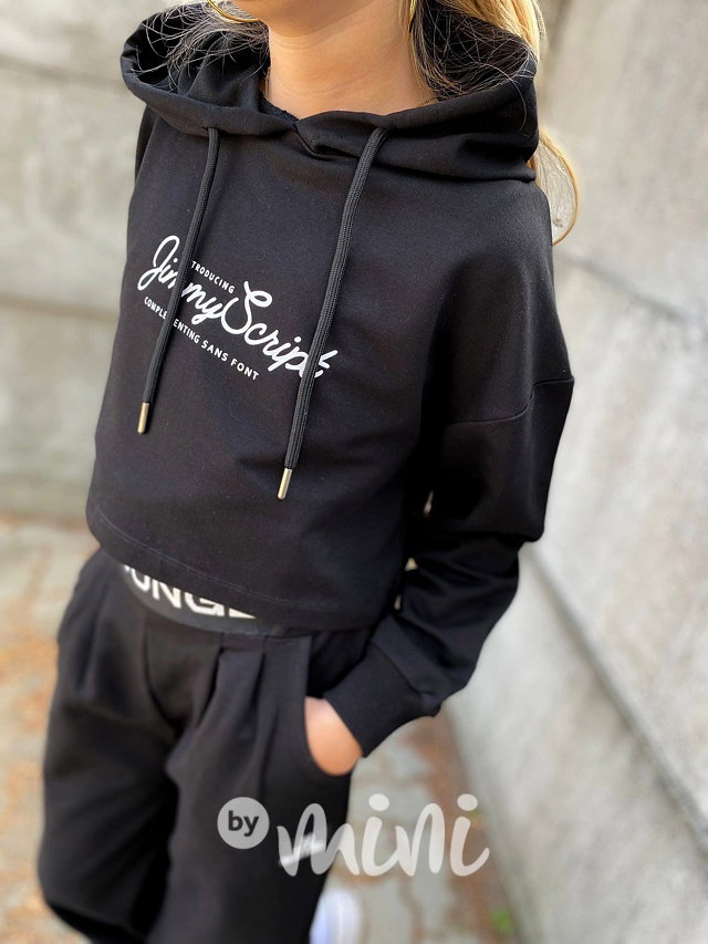 2v1 Lounge mikina + top black