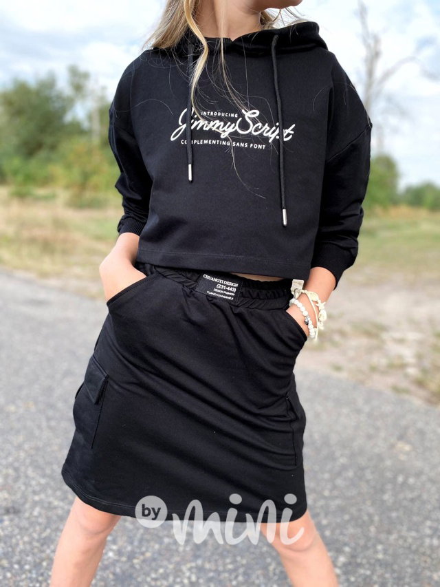 Midi cargo sporty sukně