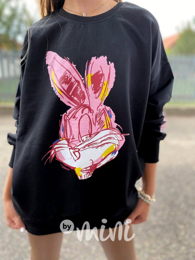 Bunny mikina black