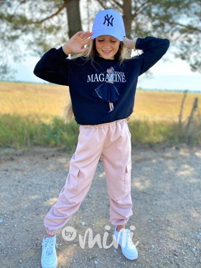 Kapsáčové kalhoty pink