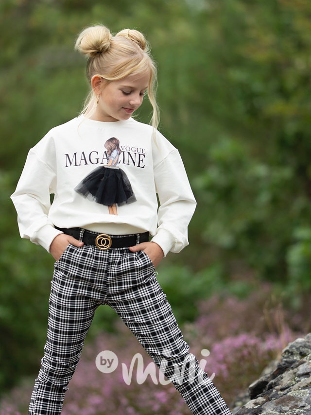 Vogue mikina krémová