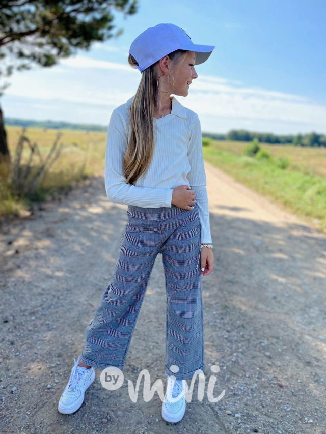 Blůzka s límečkem cream