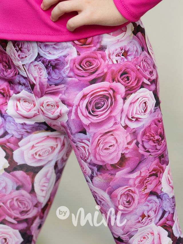Roses soft cotton legíny *Lily Grey*