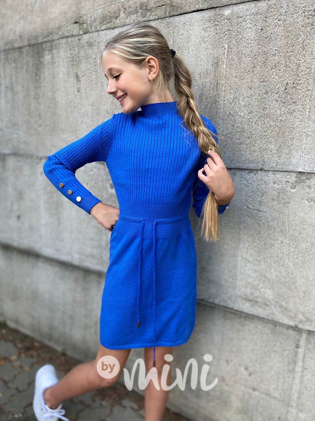 Svetříkové šaty blue