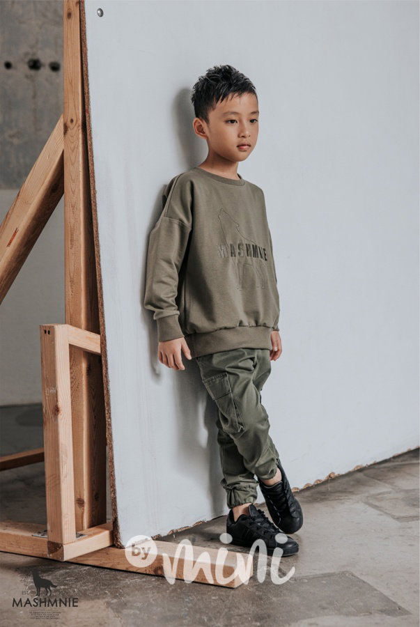 Mash Mnie cargo kalhoty khaki