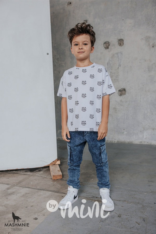 Mash Mnie cargo blue jeans