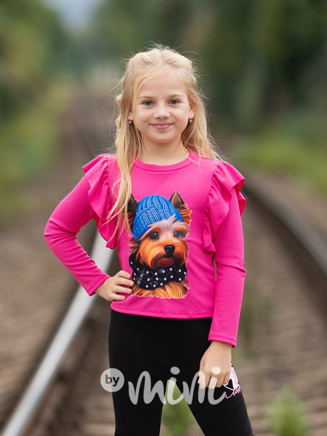 Pejsek blůzka pink