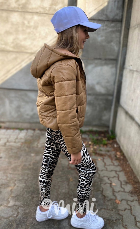 Prošívaná bunda beige