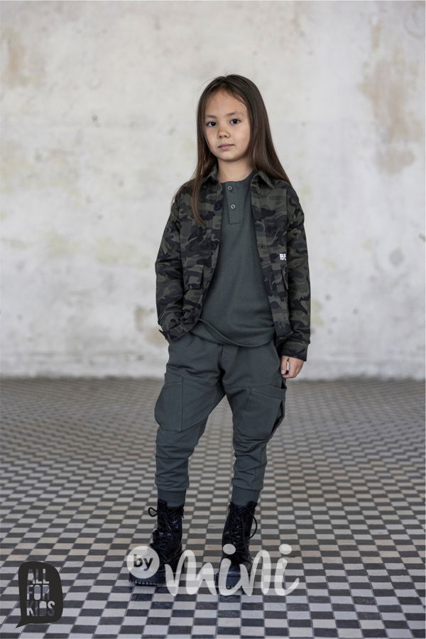 AFK cotton kapsáče s náplety khaki