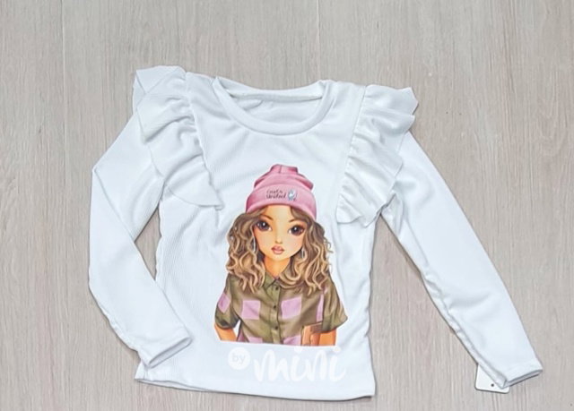 GIRL blůzka bílá