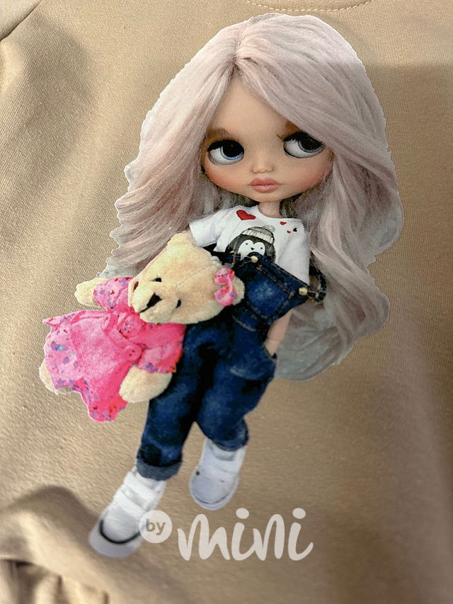 Bavlněné šaty cutie béžové