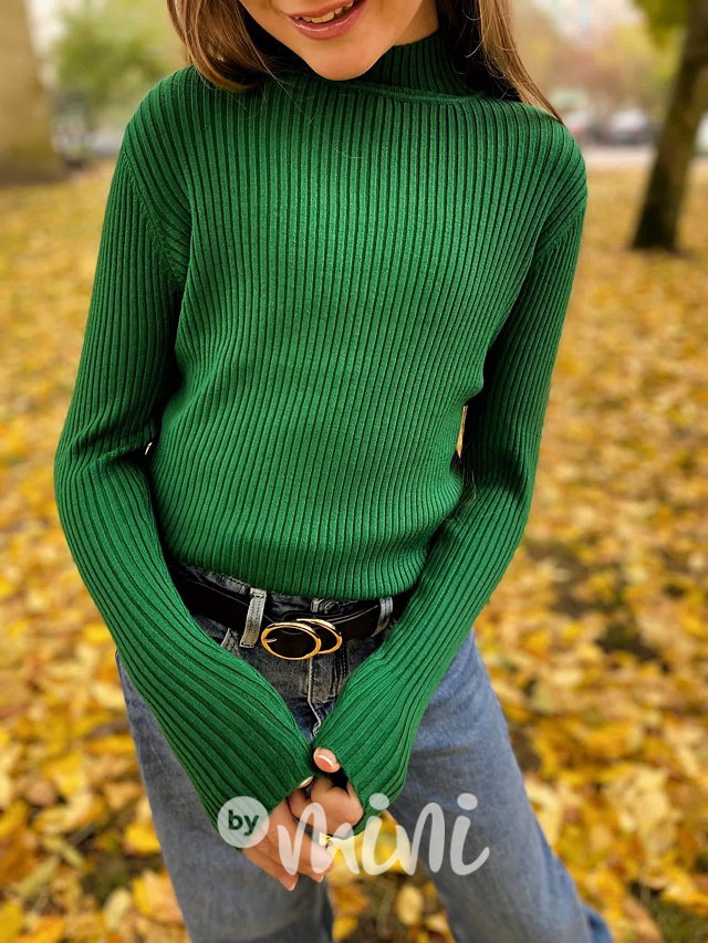 Svetříkový rolák zelený