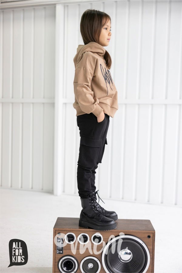 LOVE mikina béžová