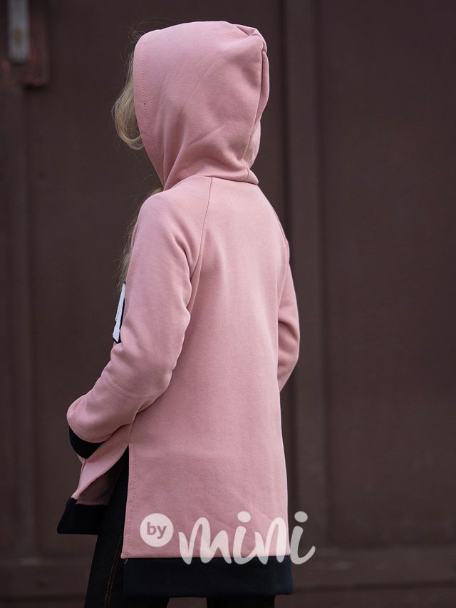 Dlouhá zateplená mikina