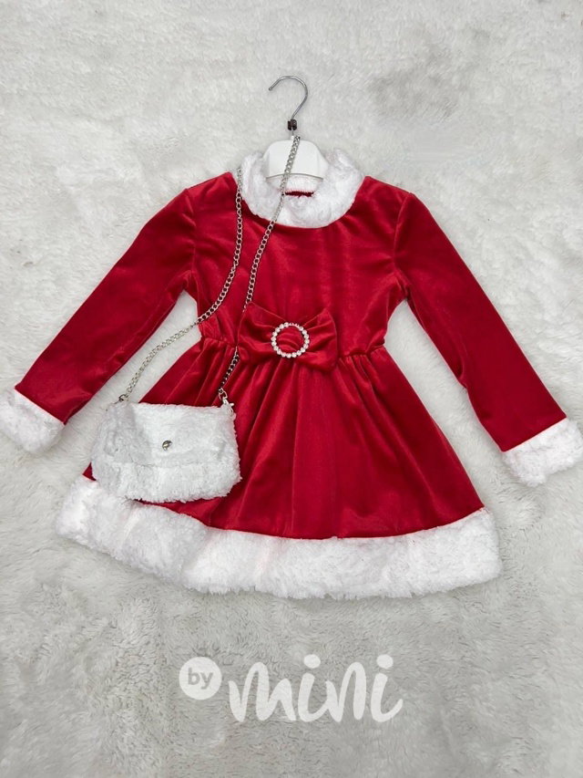 Santas girl šaty s kabelkou