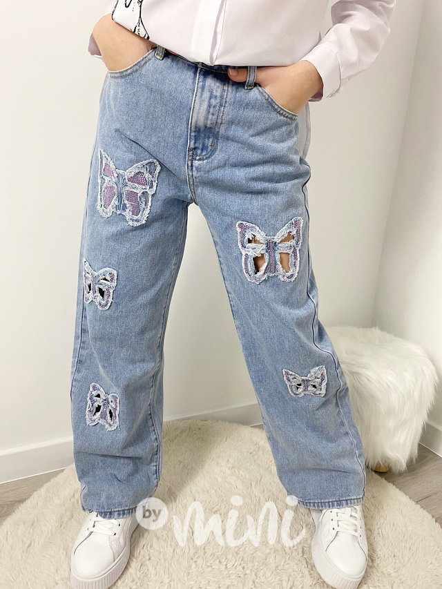 Fashion jeans Butterfly