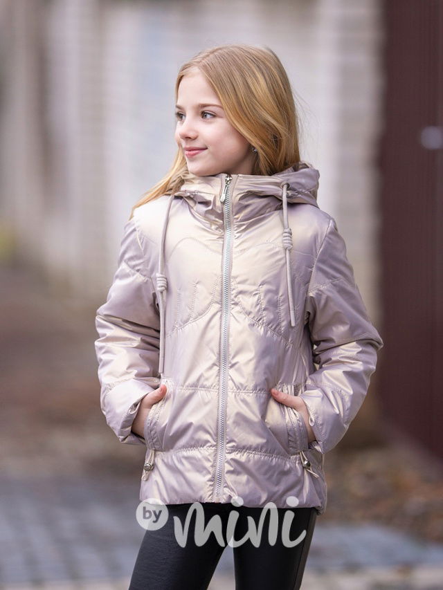 Jarní metalická bunda