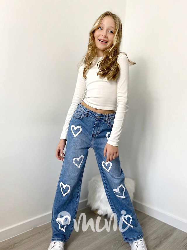 Fashion jeans švédy HEART