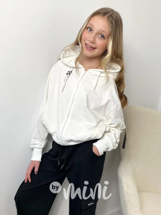 La loca oversize mikina krémová