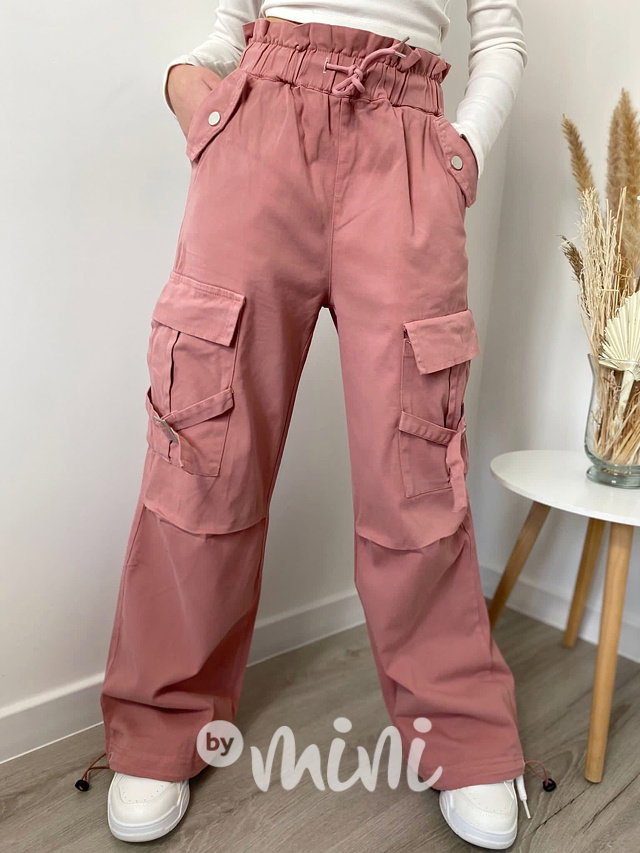 Military cargo kapsáče old pink