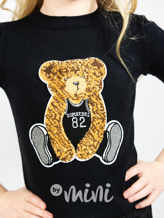 Teddy svetřík černý