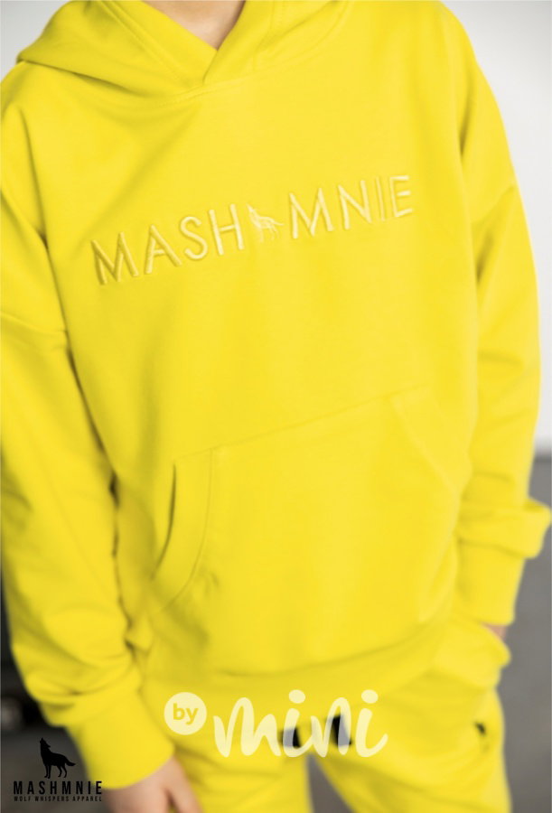 Mash Mnie logo mikina lemon