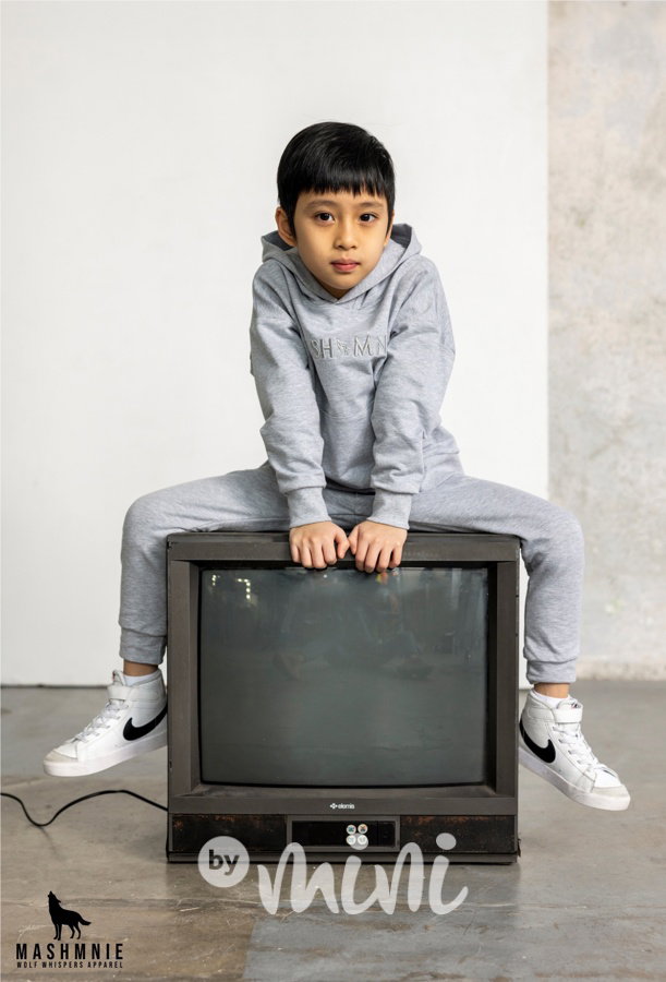 Mash Mnie logo mikina grey