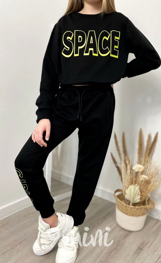 SPACE relaxed souprava černá