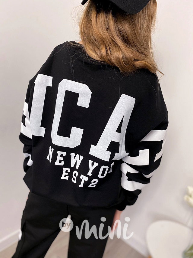 Chicago mikina černá