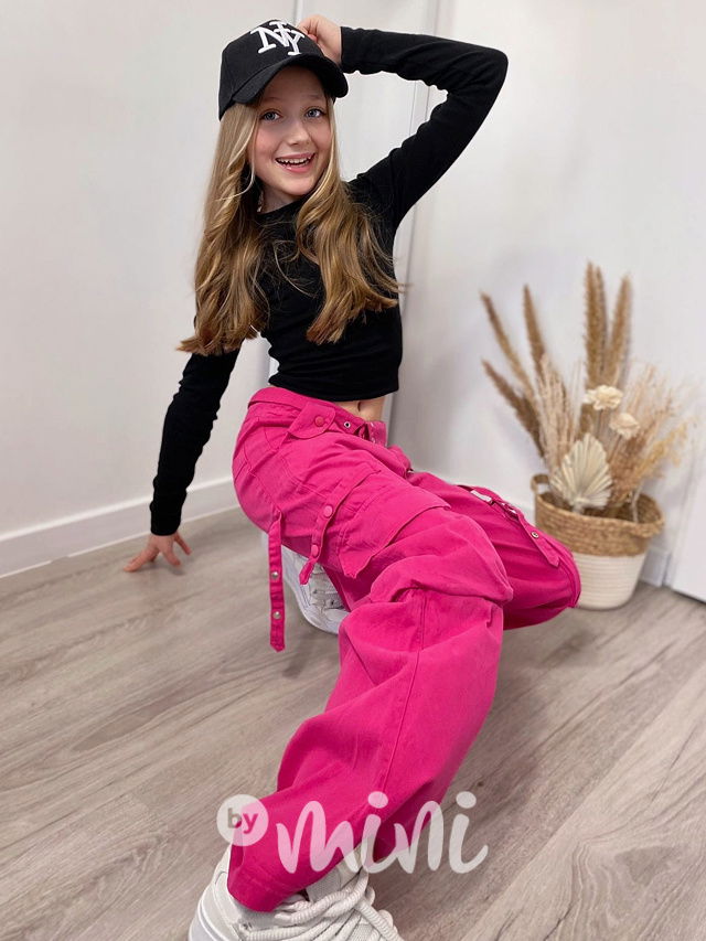 Maxi fashion švédy STREET malinové