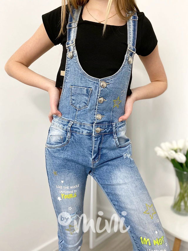 Stretch jeans lacláče se zdobením