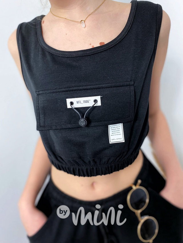 Sporty letní set black