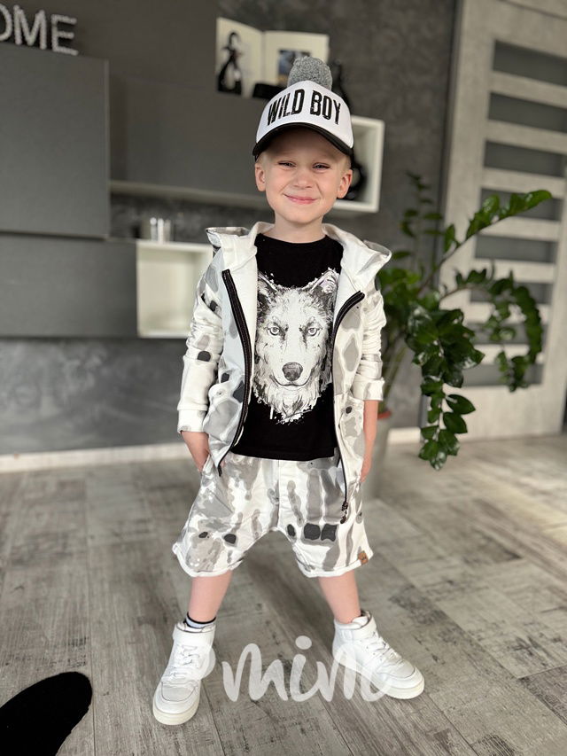 Splash kraťasy white/grey