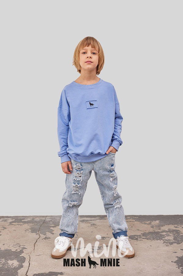 Mash Mnie ripped blue jeans