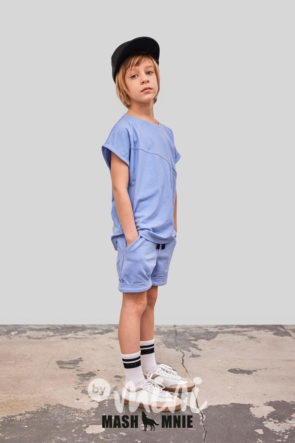 Mash Mnie WOLF kraťasy modré