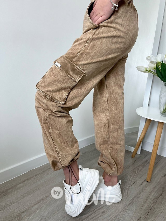 Acid wash cargo kapsáče mustard