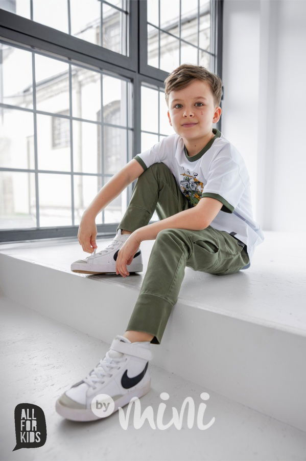 All for kids kapsáčové kalhoty khaki