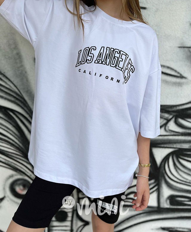 LOS ANGELES oversize triko + šortky