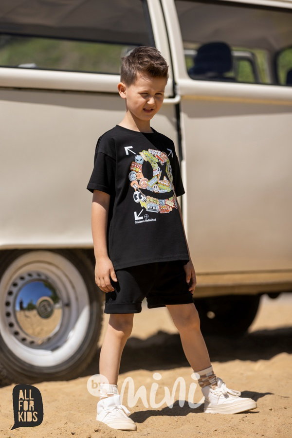 All for kids triko SMILEY černé