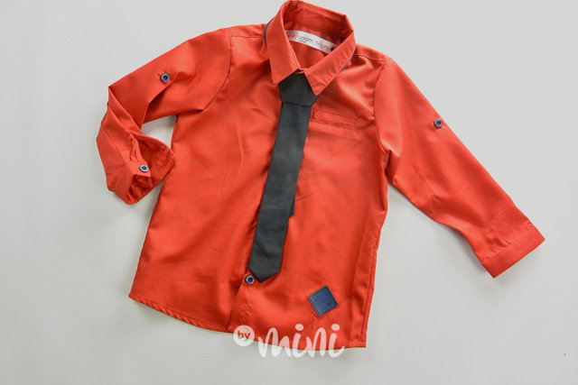 Červená košile + kravata