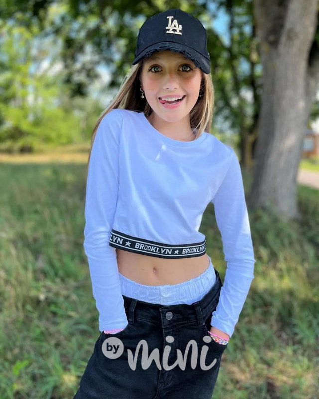 Brooklyn longsleeve crop blůzka