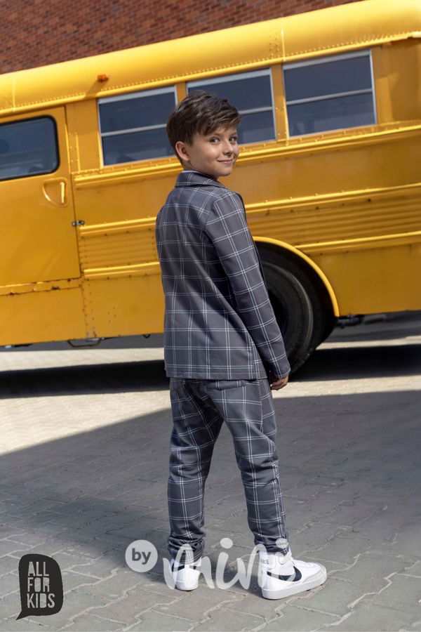 All for kids kalhoty grey karo