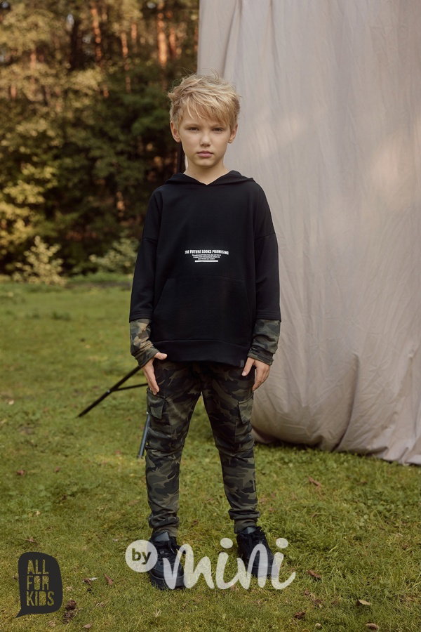 All for kids cargo tepláky army