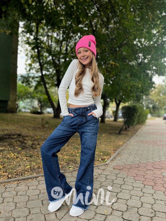 Zateplené blue jeans švédy