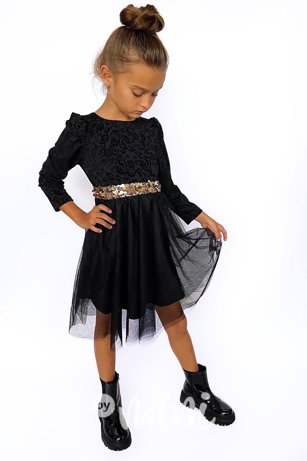 PREMIUM slavnostní šaty s černou tylovou sukní