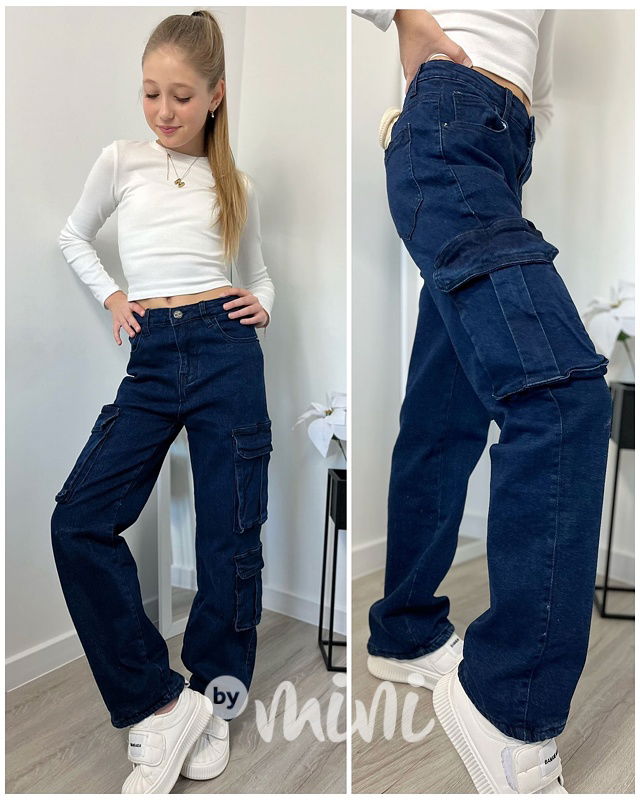 Zateplené jeans kapsáče