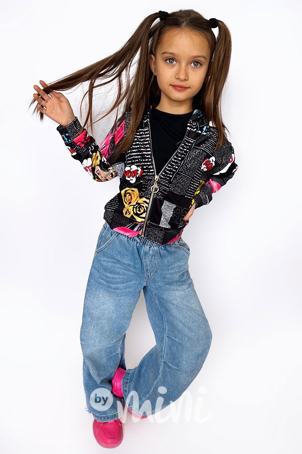 Soft velur mikina COMICS