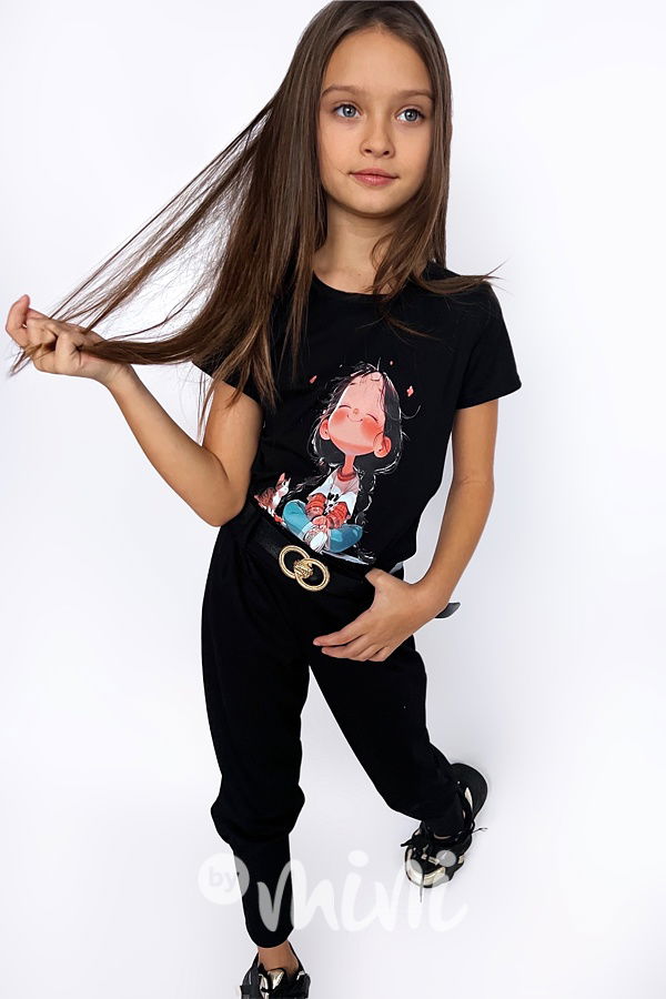 Happy girl triko černé