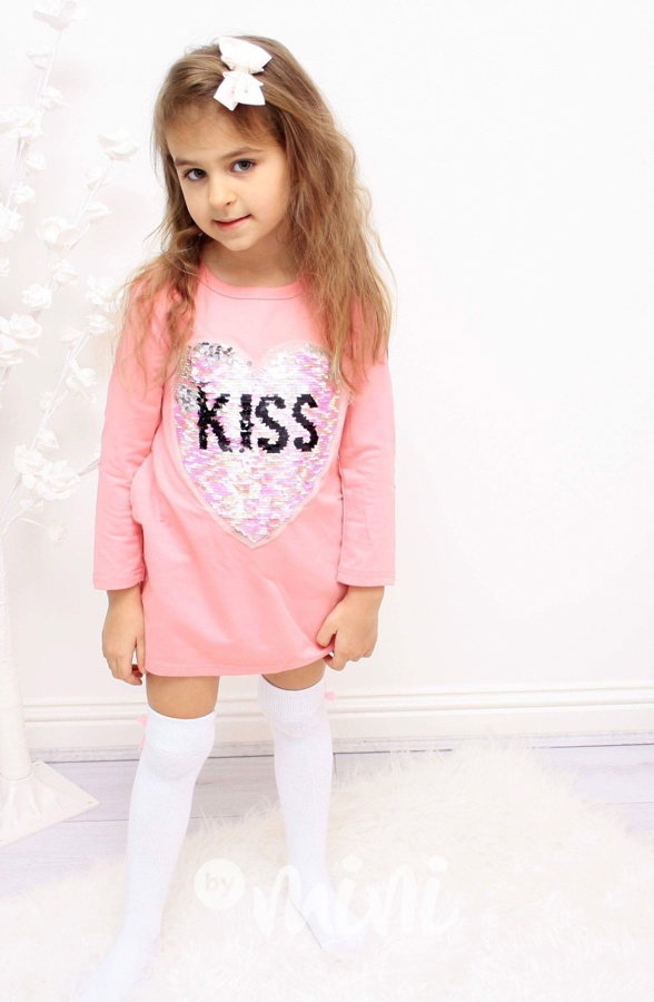 Kiss peach tunika