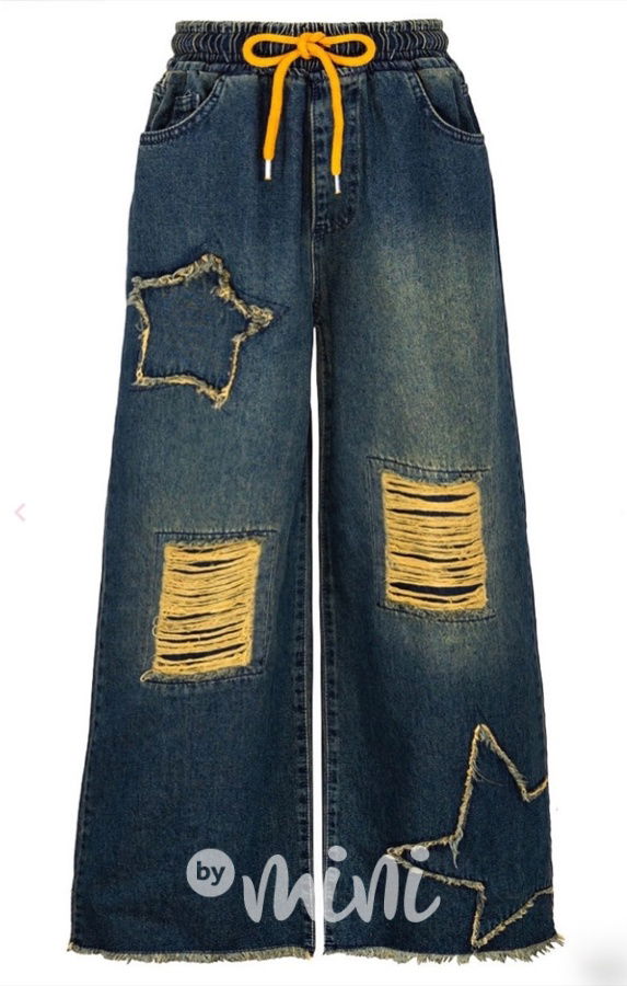 STAR fashion ripped jeansy